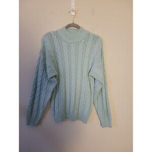 Vintage Carriage Court Cable Knit Sweater Sz M Cottagecore Grandmacore